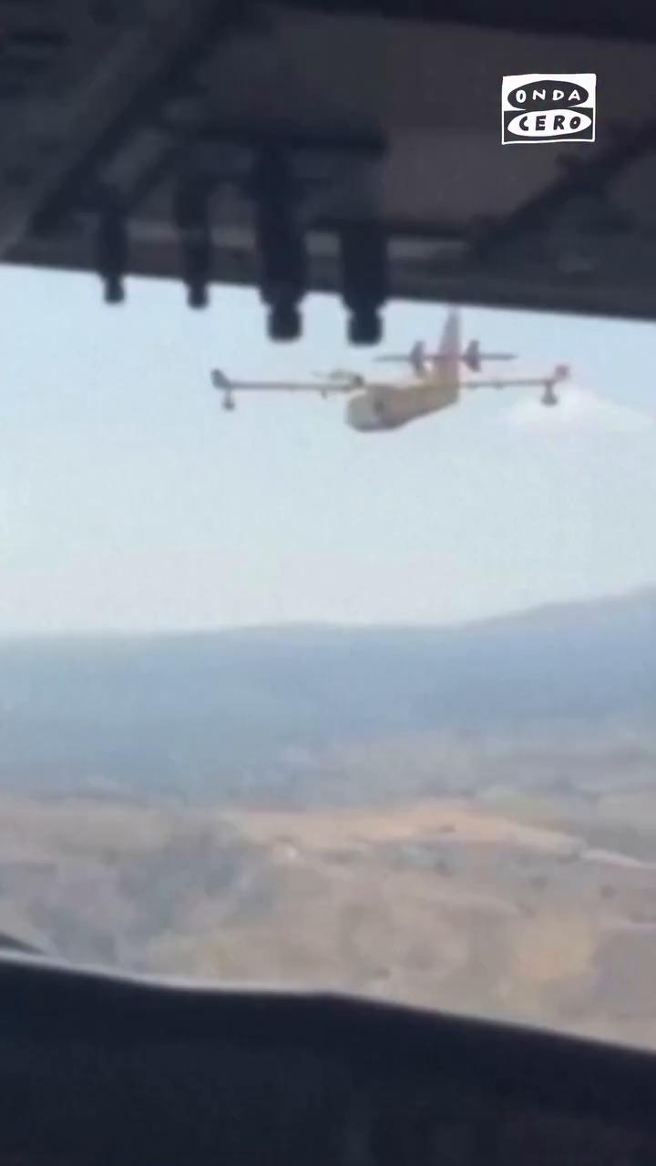 🧯🇬🇷 Equipos de emergencia de Grecia ayudan en las labores de extinción del incendio en Burgohondo (Ávila)