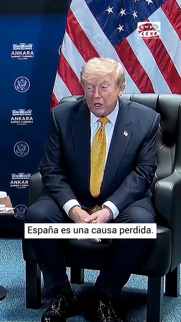 🔴 Trump pide cortar toda relación comercial con España al afirmar que es una 
