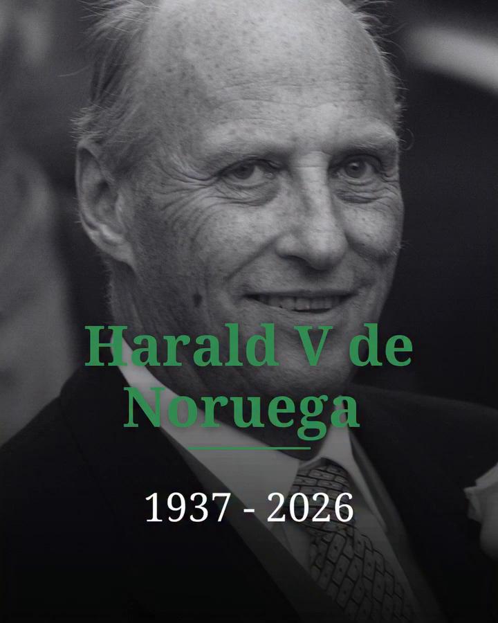 🕊️ Muere Harald V de Noruega, el rey más longevo de las monarquías europeas