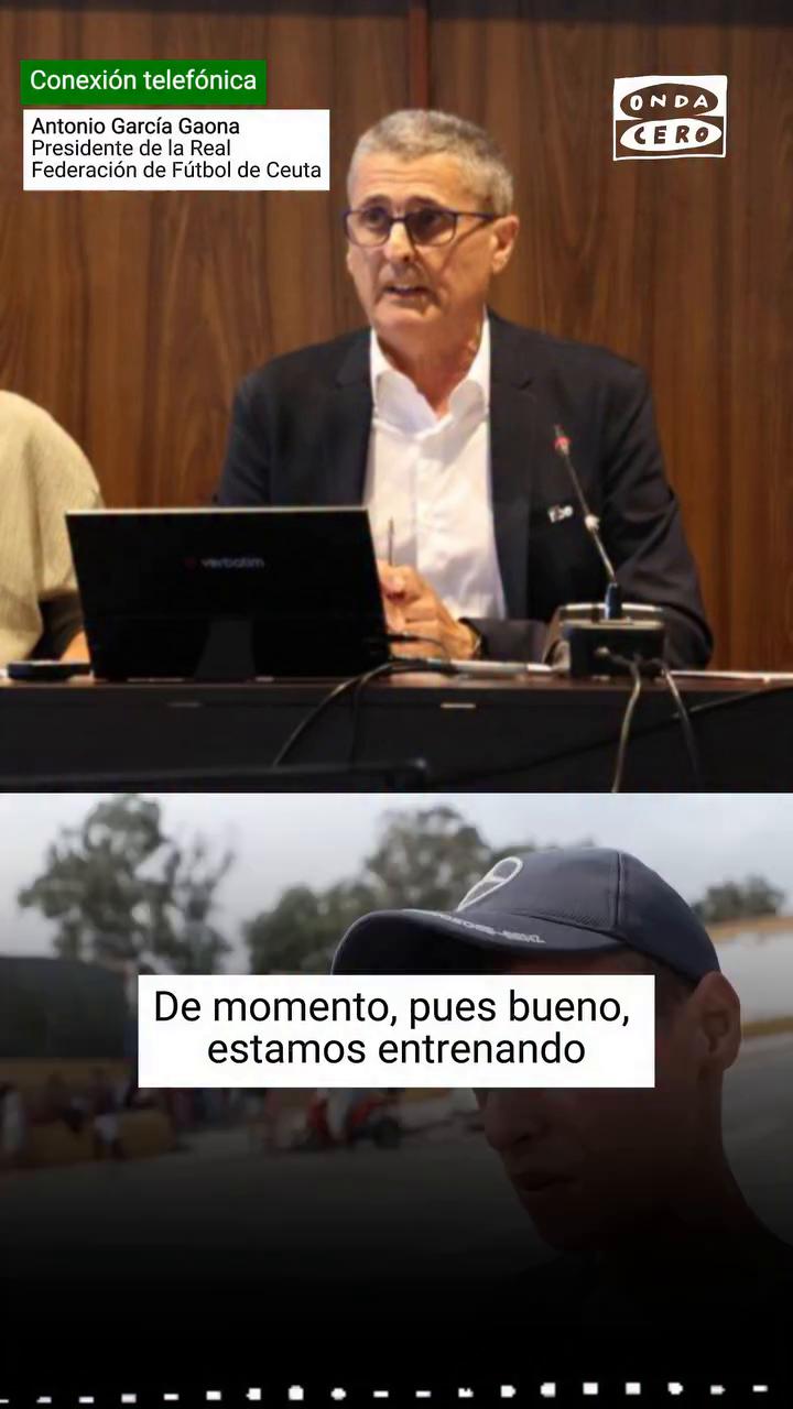 ⚽️ El presidente de la Federación de Fútbol de Ceuta denuncia en @masdeunoondacero el 