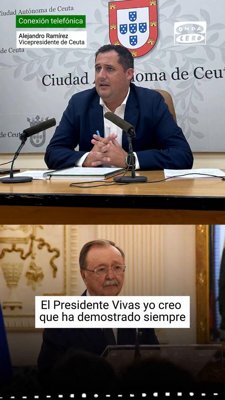 🗣️ El vicepresidente de Ceuta señala en @masdeunoondacero al Gobierno por su gestión: 