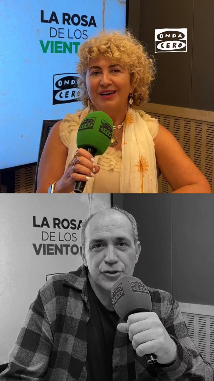 📚 @silvia_casasolam codirectora, y @bruno_cardenosa presentador de @rosavientos.oc , se someten al test literario de este verano de Onda Cero.