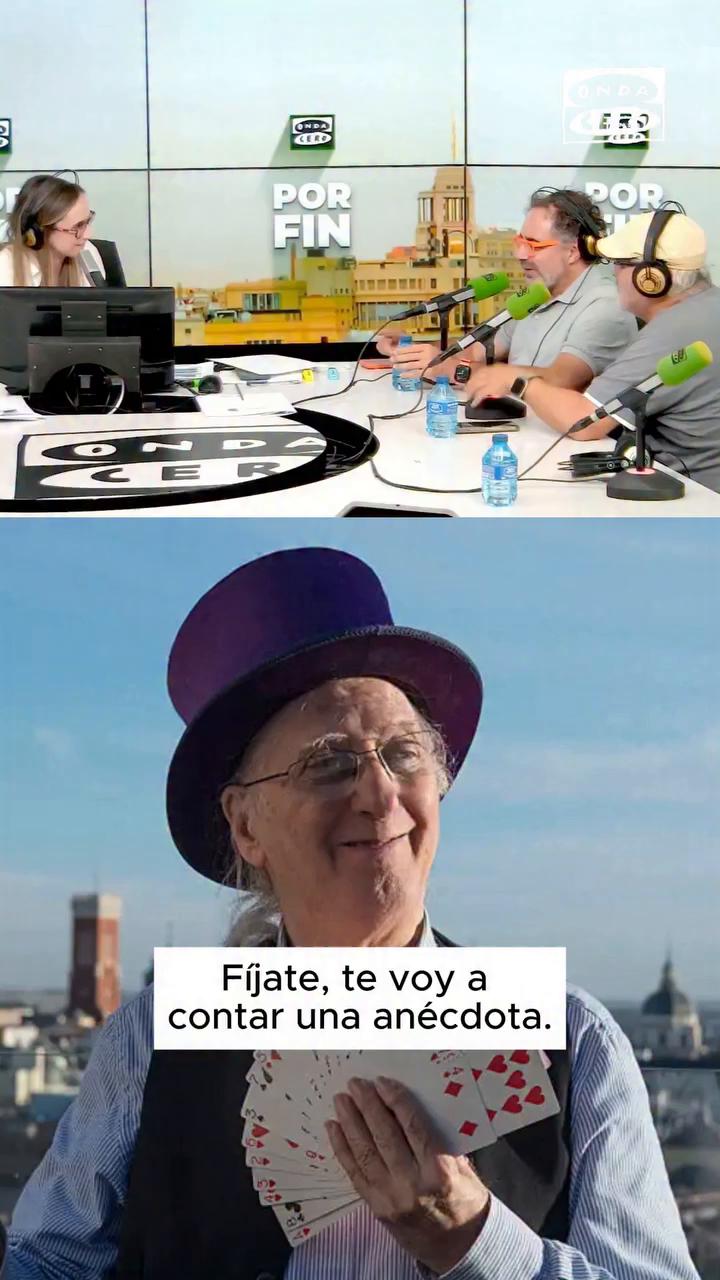 🎩 El Consejo Extraordinario de la Magia se reúne en @porfinondacero para recordar a Juan Tamariz.