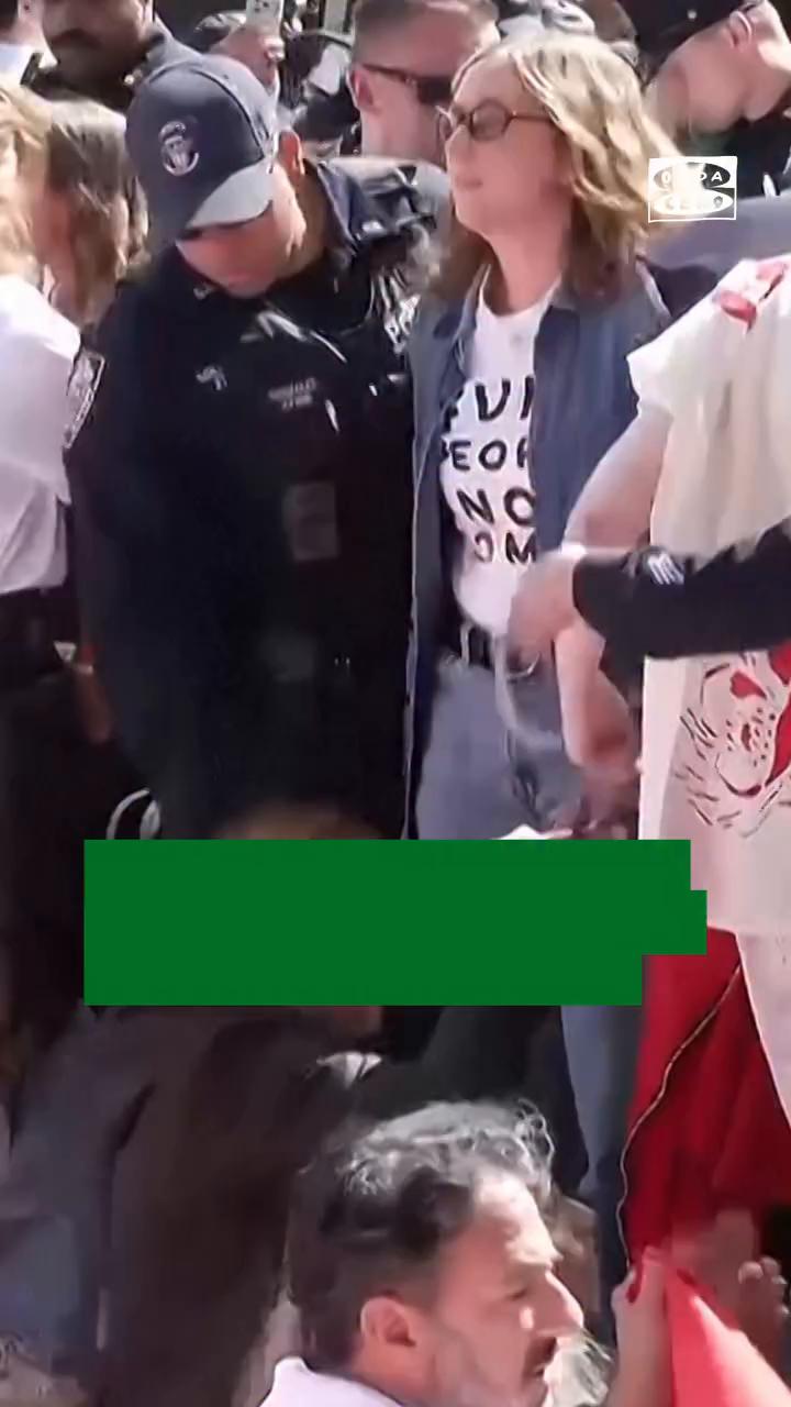 🚨 Detienen a Susan Sarandon durante una protesta contra Netanyahu y propalestina en Nueva York