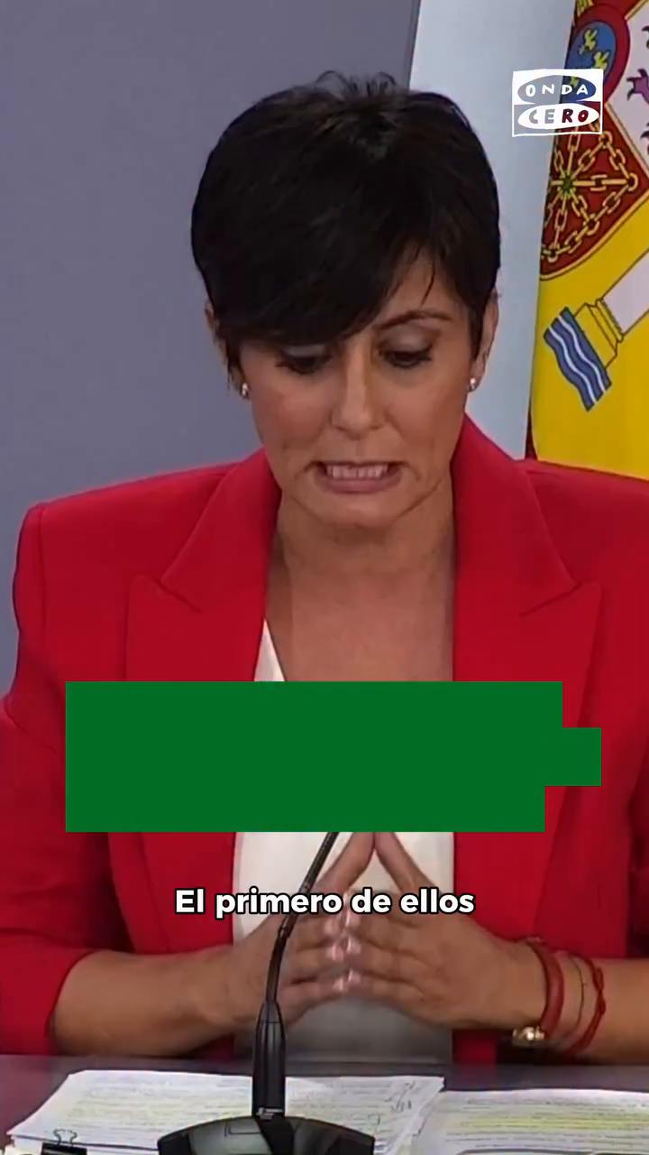 ❗ Isabel Rodríguez, ministra de Vivienda: 