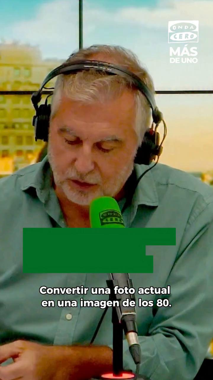 🤔 ¿Cómo se vería Carlos Alsina en los 80 gracias a la IA?