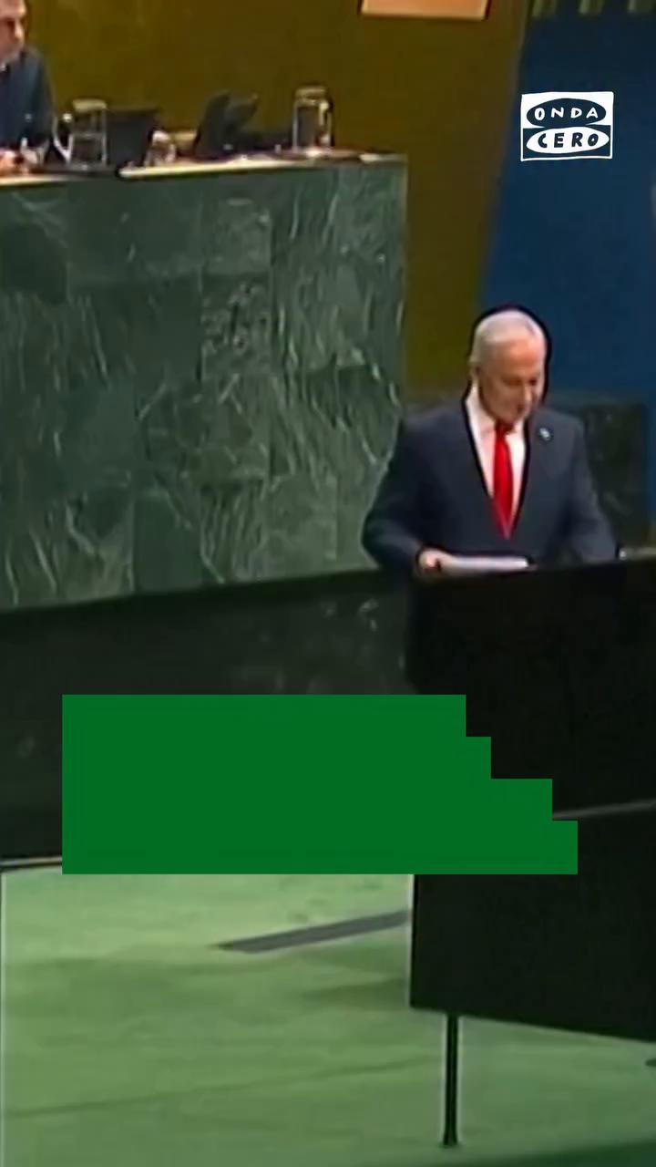 🇮🇱 Netanyahu es recibido entre abucheos en la ONU y carga contra quienes abandonan el pleno