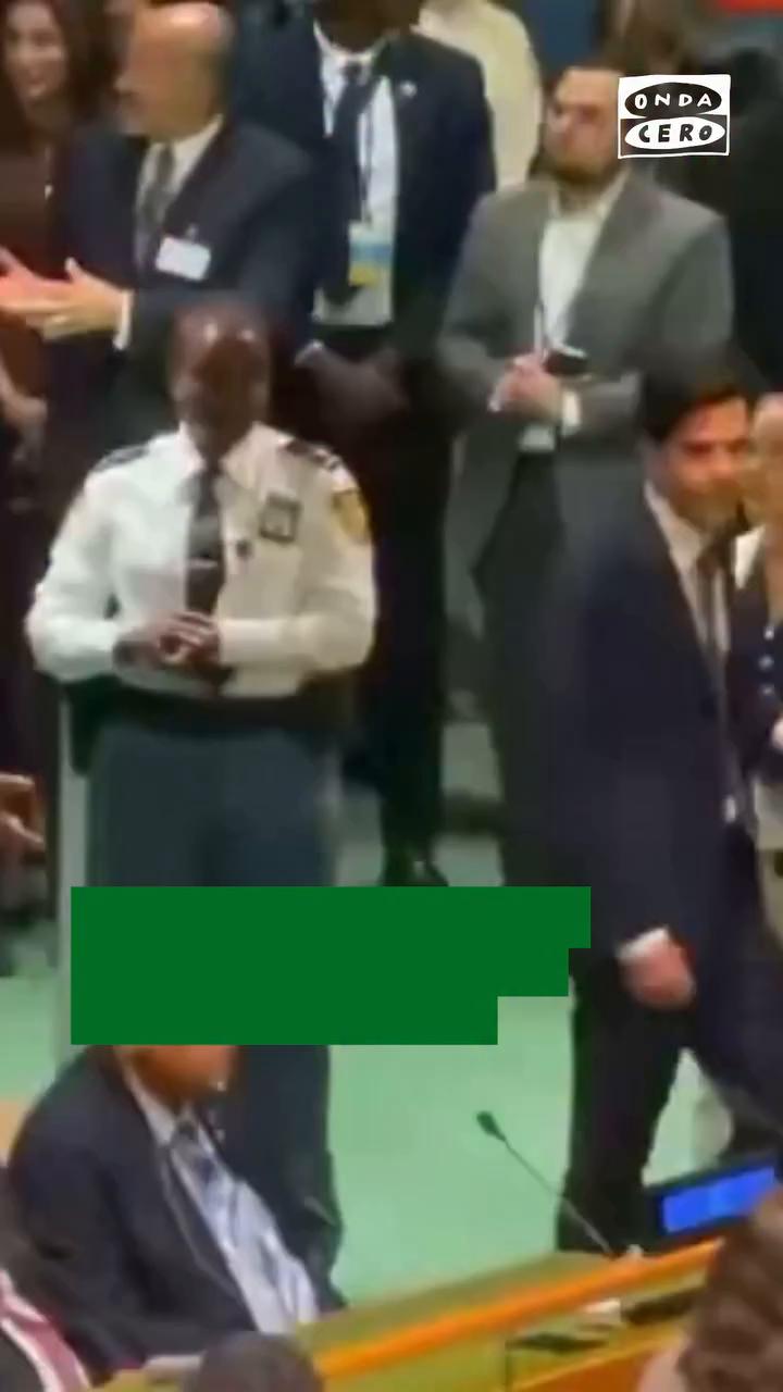 🤝 Así fue el saludo entre Delcy Rodríguez y Pedro Sánchez en plena Asamblea de la ONU