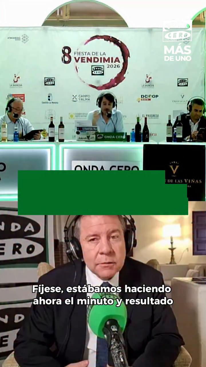 🗣️ García-Page, en @masdeunoondacero, sobre la votación en el Congreso de los decretos de vivienda: 