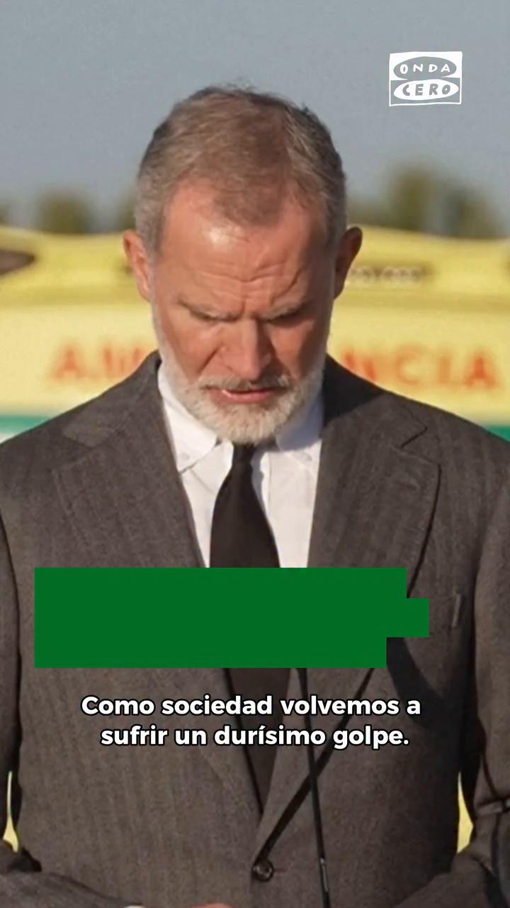 🗣️ Felipe VI, tras visitar a los heridos en el Hospital Universitario de Toledo: 