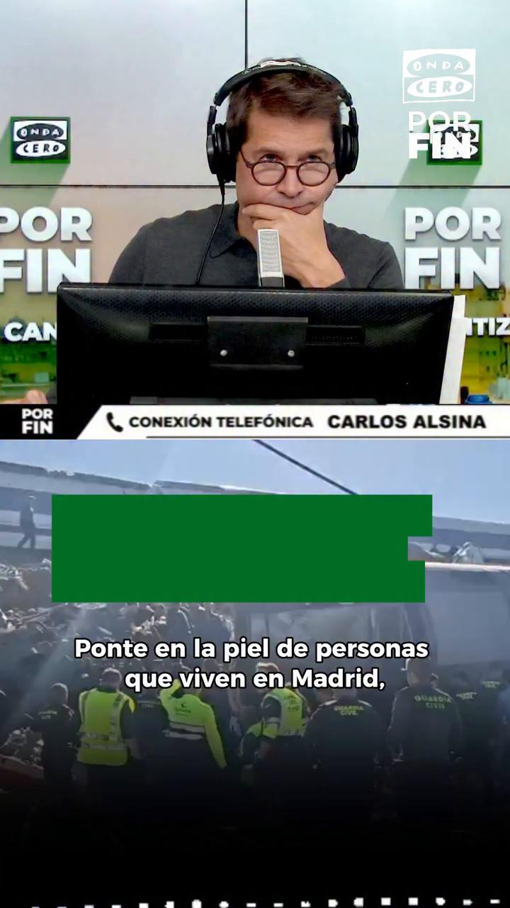 🎙️ Carlos Alsina cuenta cómo está siendo la llegada de amigos y familiares a Urda para saber el estado de los pasajeros