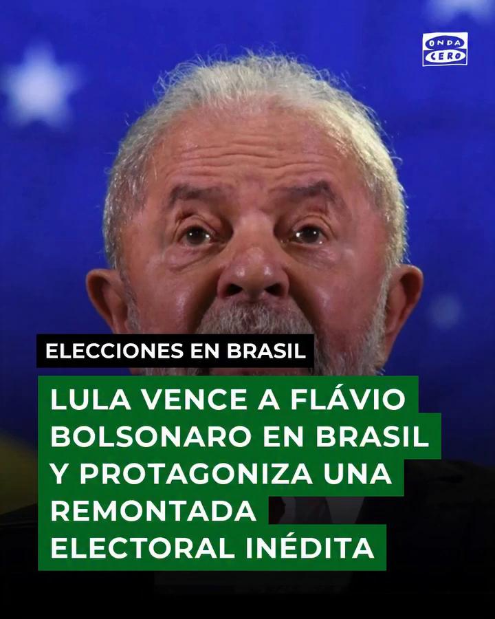 🇧🇷 Lula vence a Flávio Bolsonaro en Brasil y protagoniza una remontada electoral inédita
