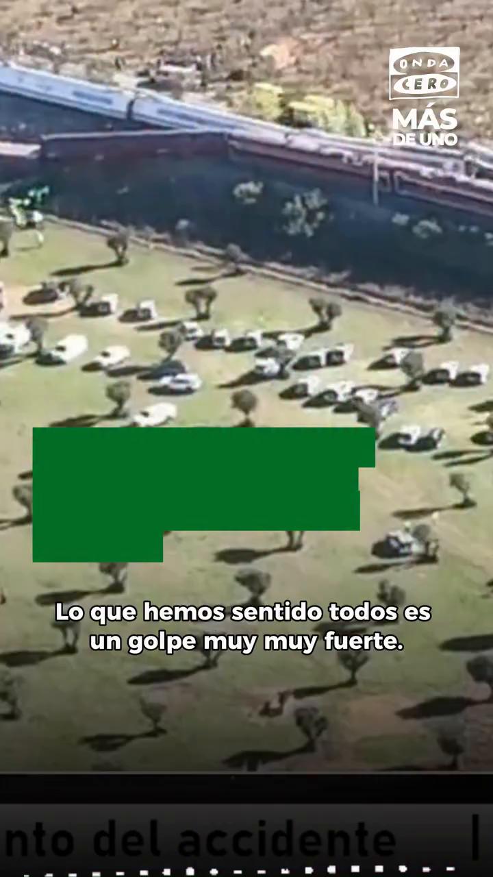 🗣️ Los testimonios del accidente ferroviario de Urda: 