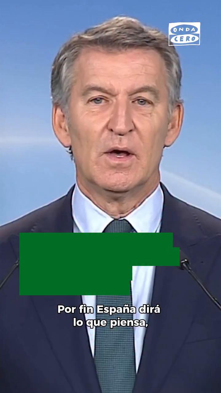 🔵 Feijóo celebra la convocatoria de elecciones: 