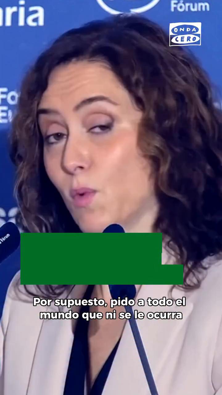 🗳️ Ayuso pide a la gente que 