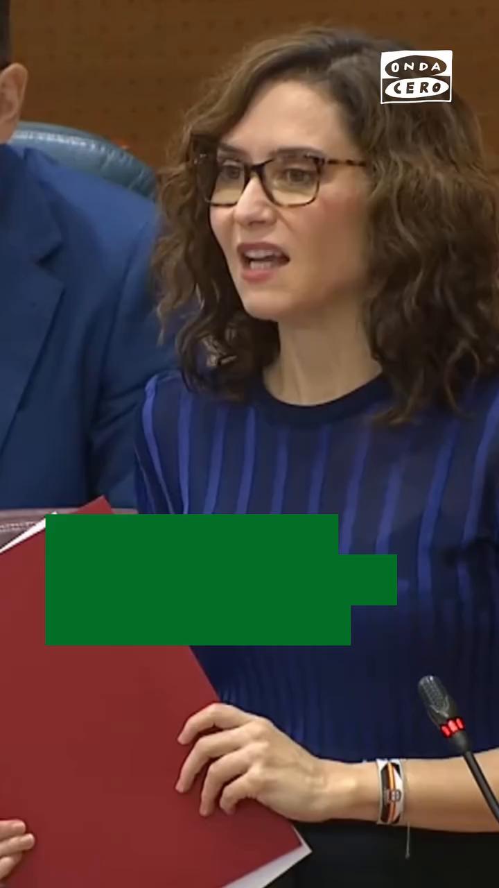 🗣️ Ayuso defiende a Milei en la Asamblea de Madrid: 