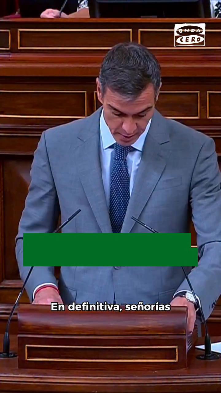 🔴 Pedro Sánchez se dirige al PP y a Junts: 
