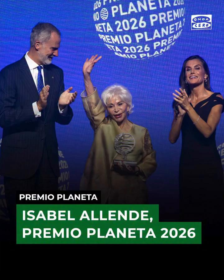 🔴 Isabel Allende, ganadora del Premio Planeta 2026 por su novela ‘La hora antes del alba’
