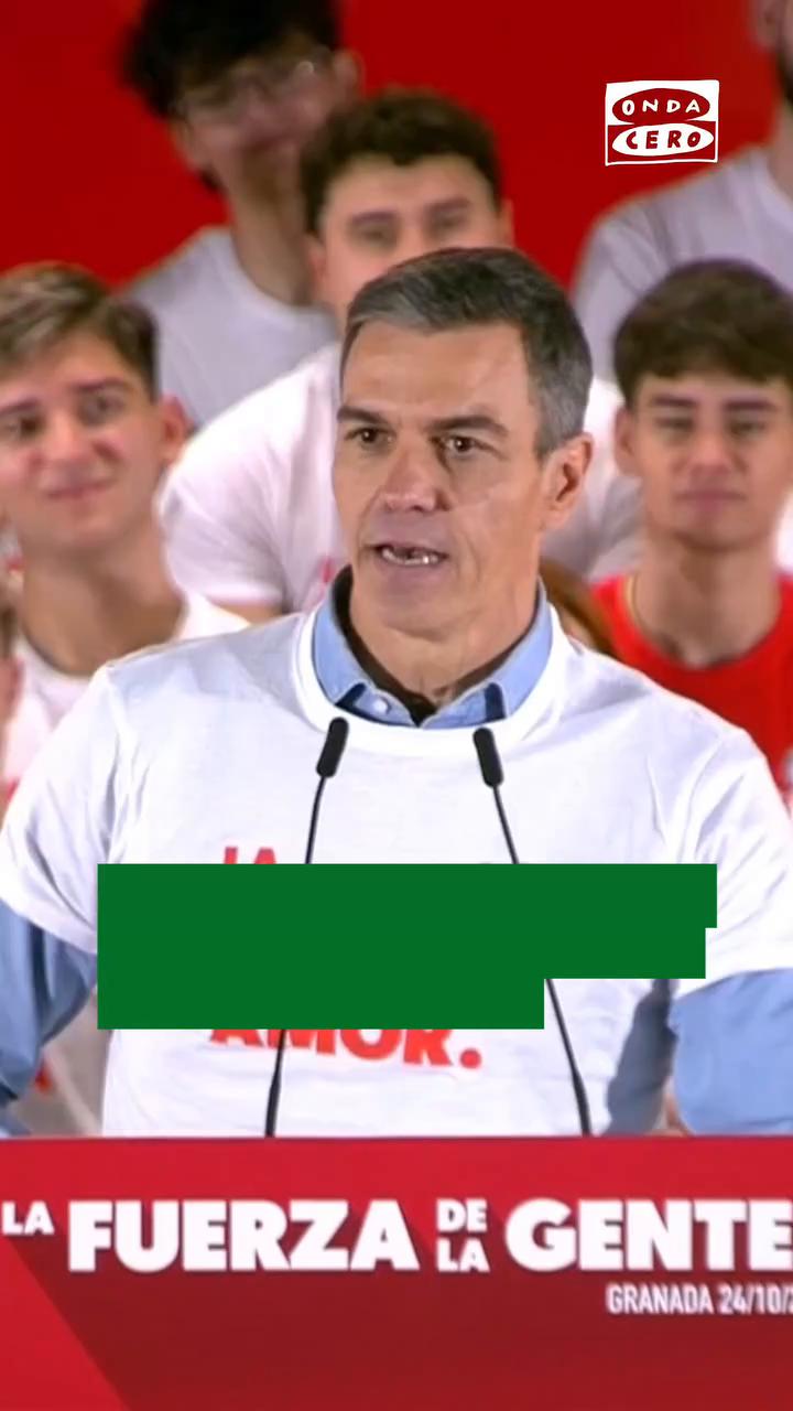 🔴 Pedro Sánchez lee el poema de Federico Lorca 'Cantos nuevos' en un mitin en Granada a petición de Ian Gibson