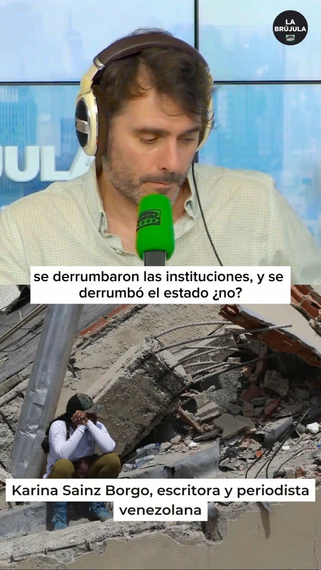 🟢La escritora y periodista @laksb expone el drama de Venezuela fuera y dentro del país tras el doble terremoto: 