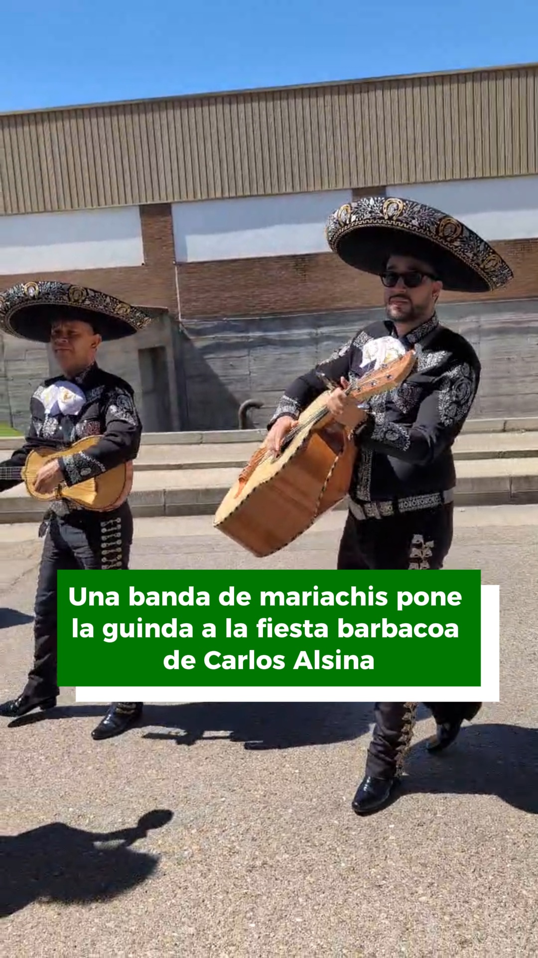 🇲🇽 Una banda de mariachis pone la guinda a la fiesta barbacoa de Carlos Alsina