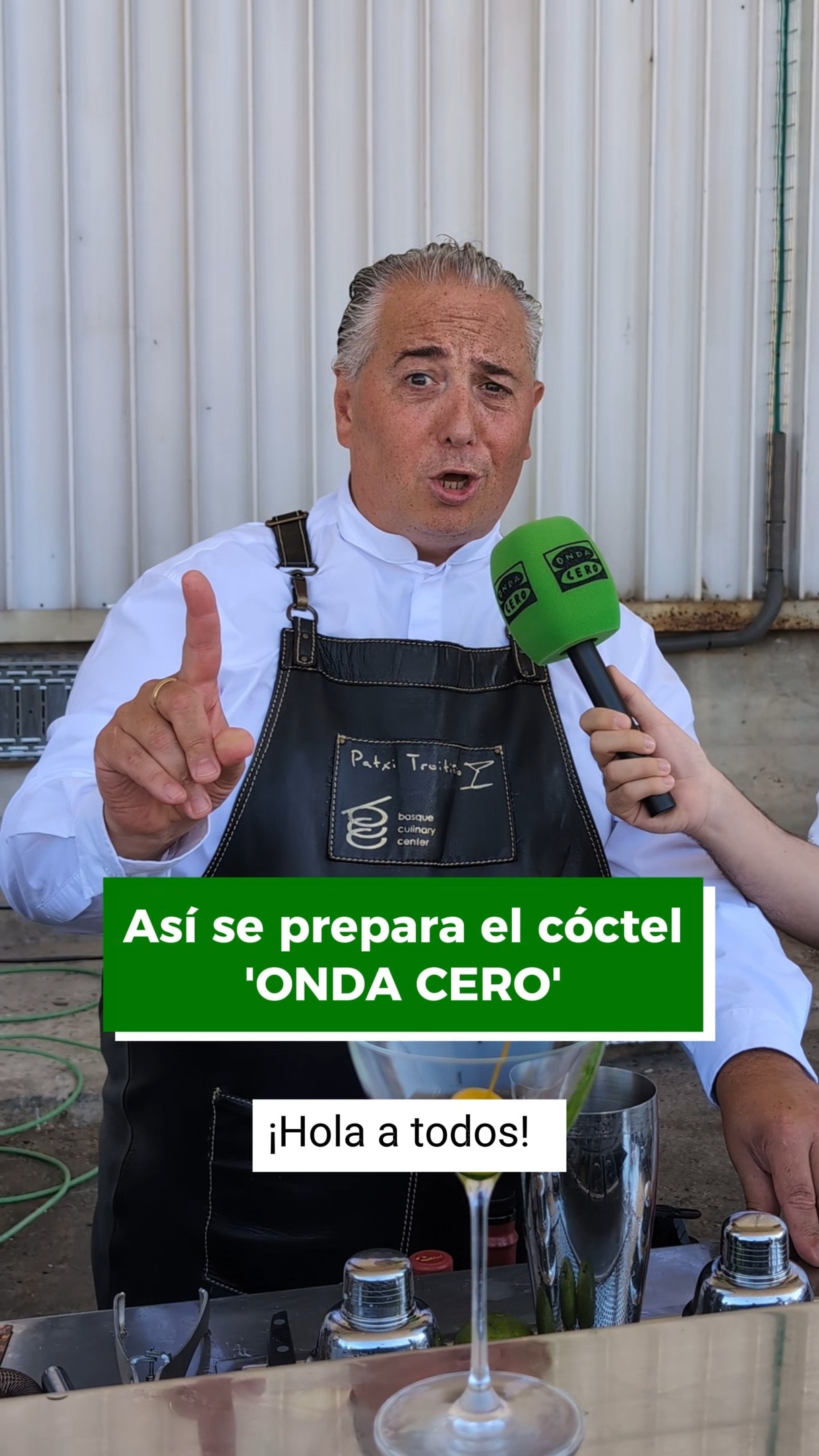 🍸 Así se prepara el cóctel 'Onda Cero'