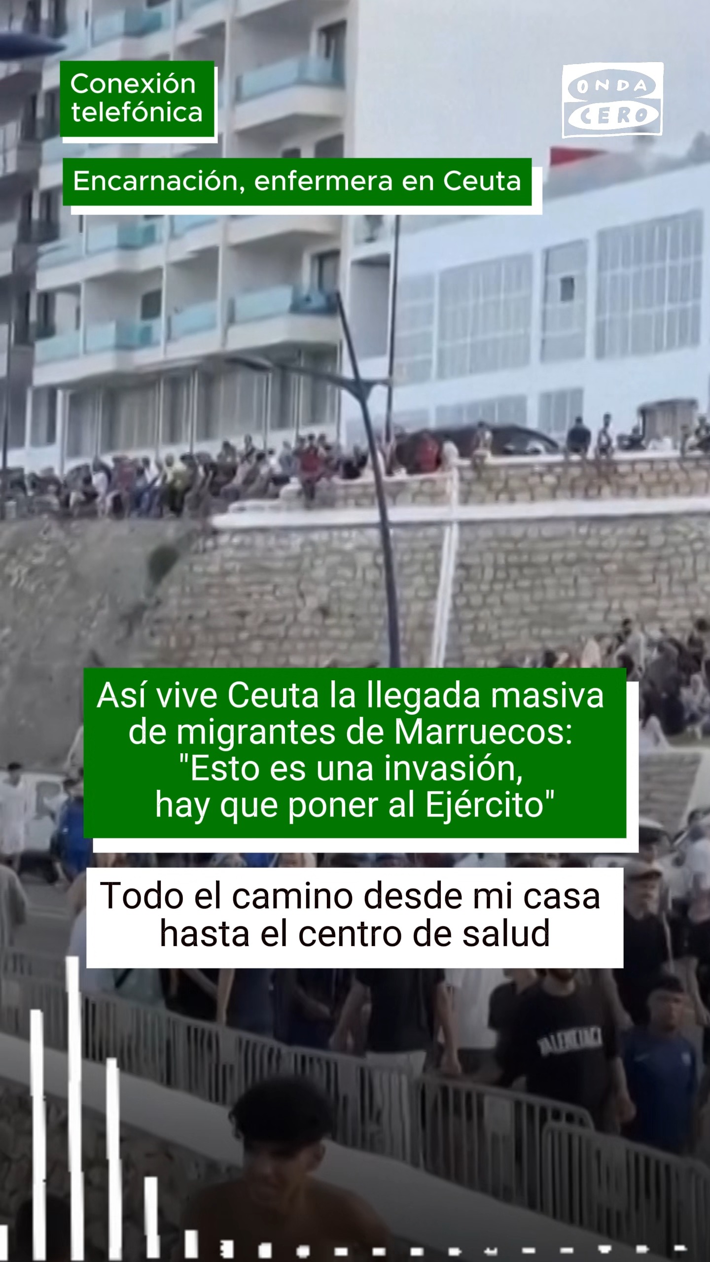 🗣️ Así vive Ceuta la llegada masiva de migrantes de Marruecos: 