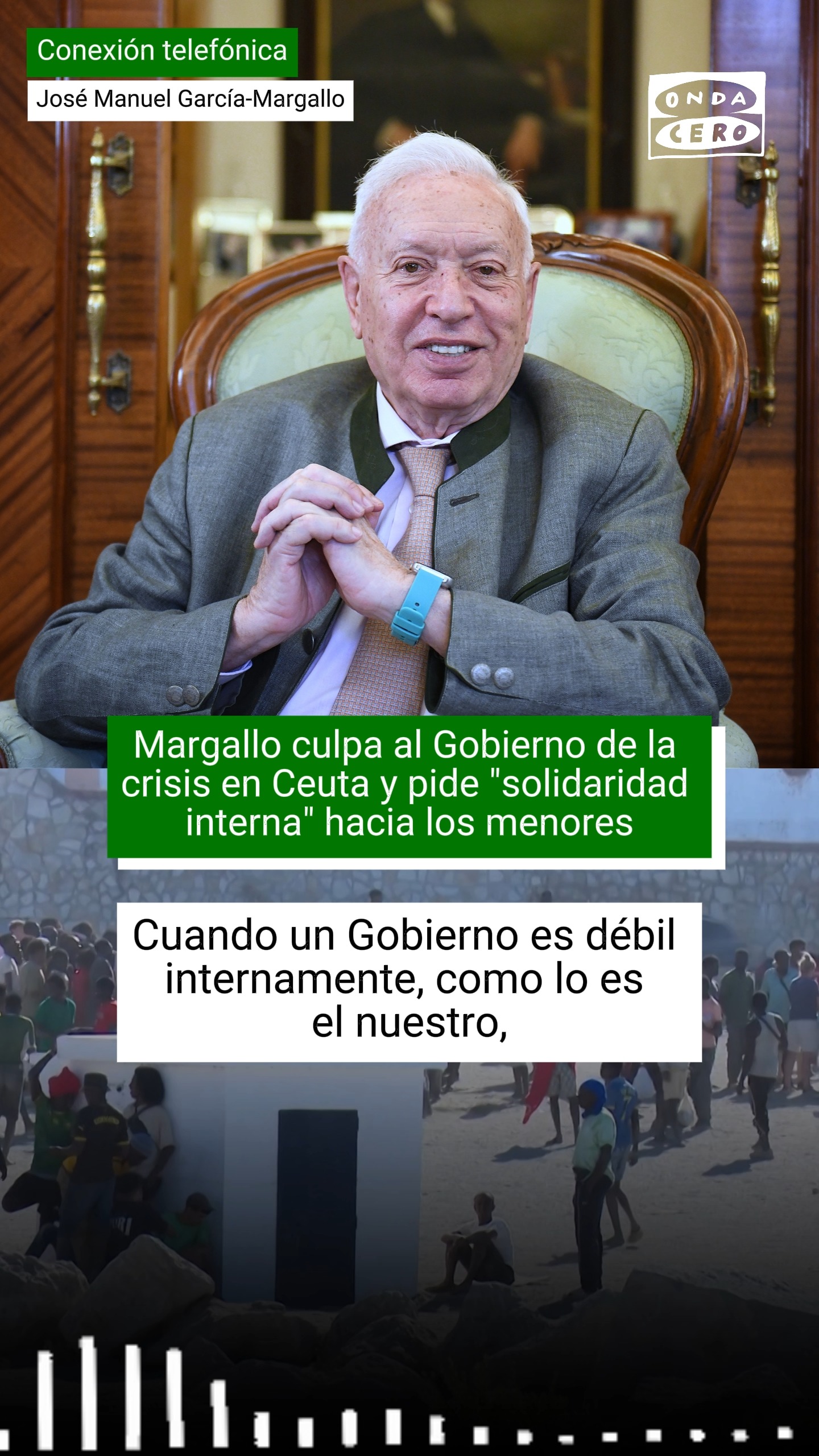 🗣️ Margallo culpa al Gobierno de la crisis en Ceuta y pide 