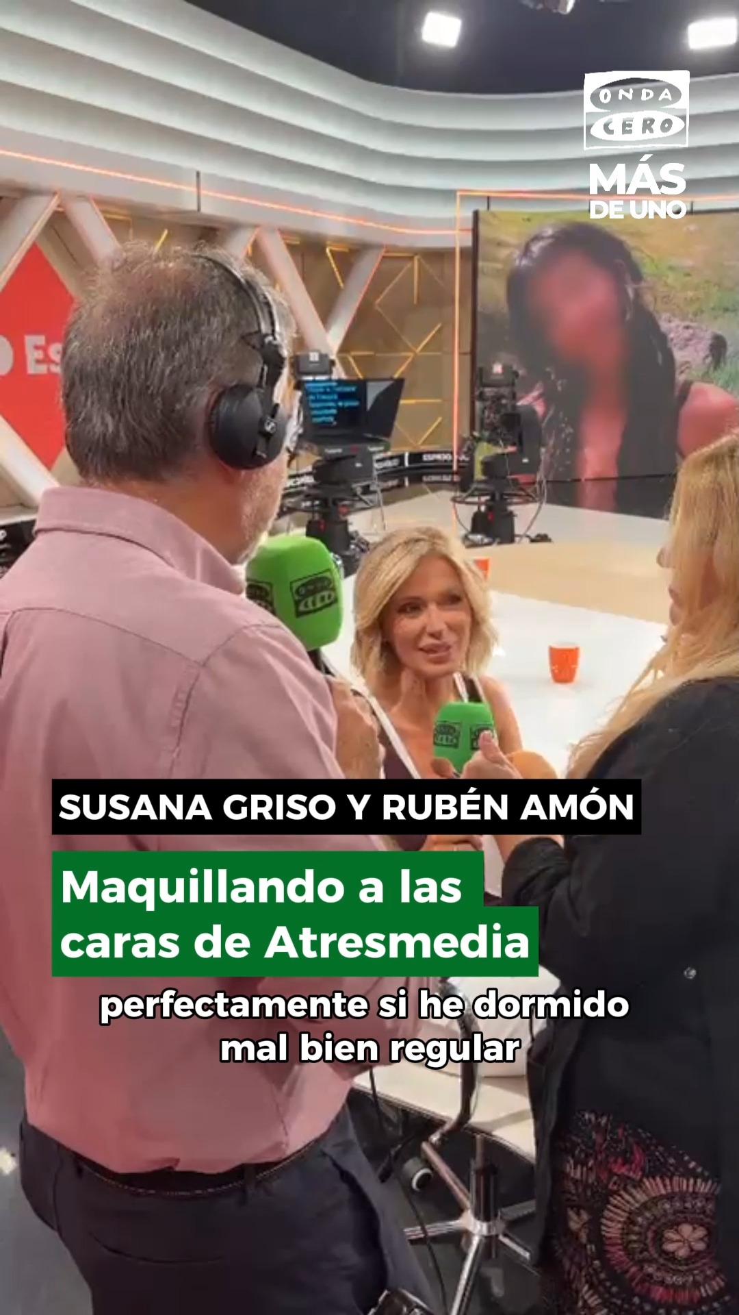 🎙️Carlos Alsina expone el trabajo de las maquilladoras en Atresmedia