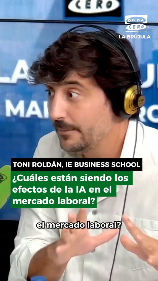 🤖@toniroldanm señala los primeros efectos que la IA está teniendo en el mercado laboral: 