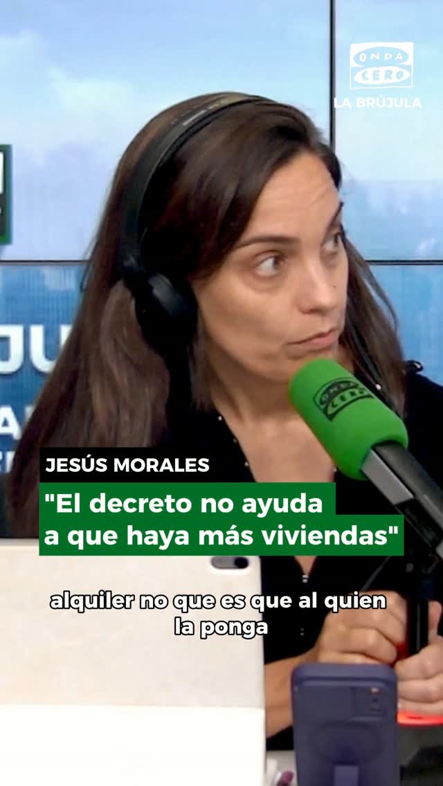 🏠Jesús Morales, sobre el impacto de los decretos de vivienda: 