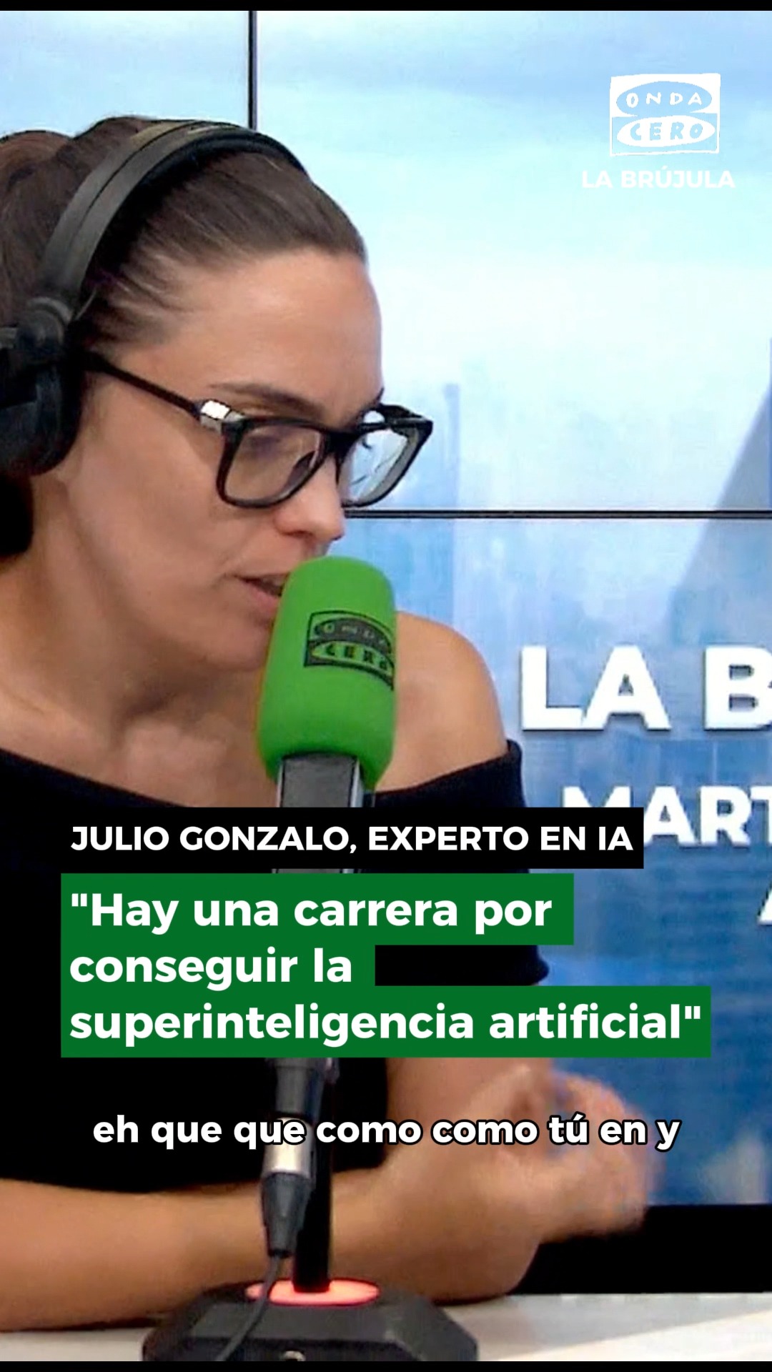 🎙️Julio Gonzalo, experto en IA, explica en La Brújula el objetivo de los grandes empresarios del sector: 
