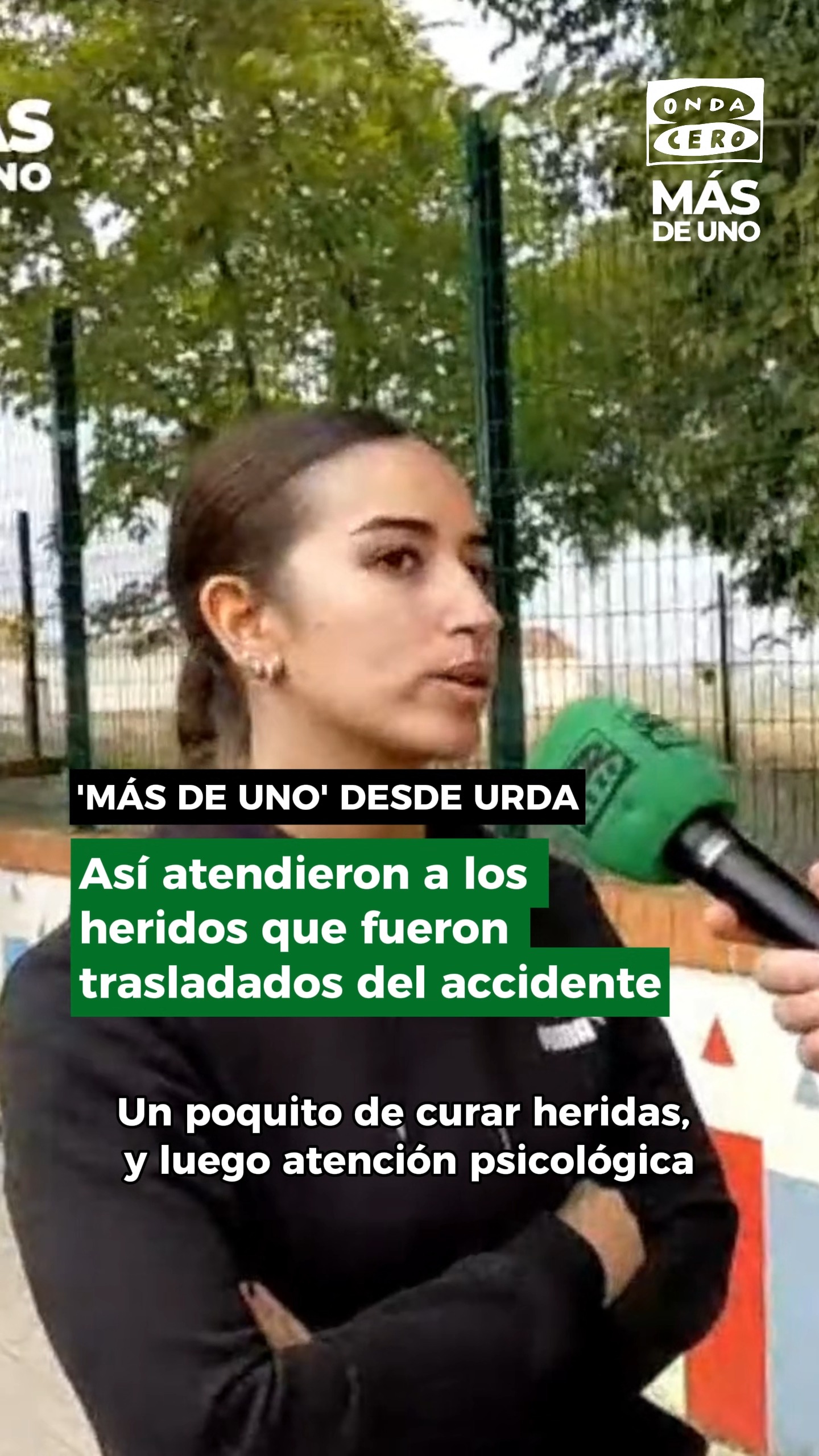 🎙️ Alba, auxiliar en una clínica dental de Urda, atendió a los heridos que llegaron del accidente de tren