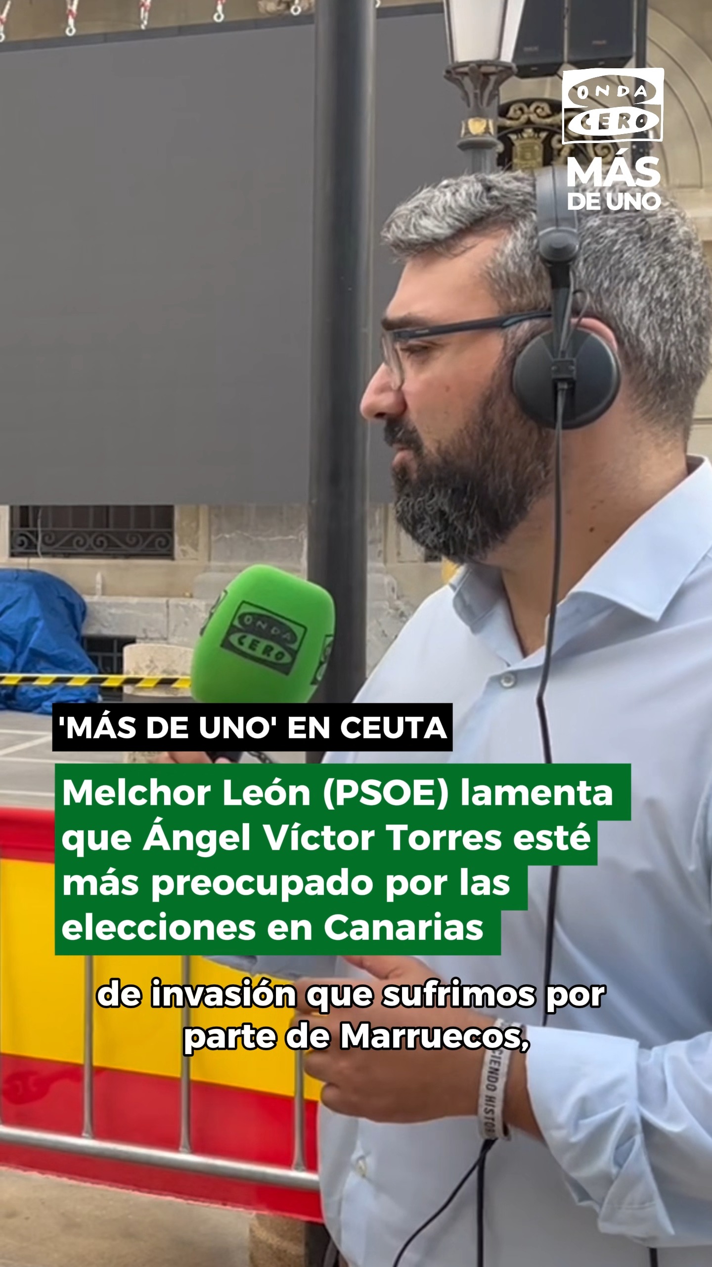 🎙️Melchor León, diputado del PSOE en Ceuta, lamenta el papel de Ángel Víctor Torres como mando único: 