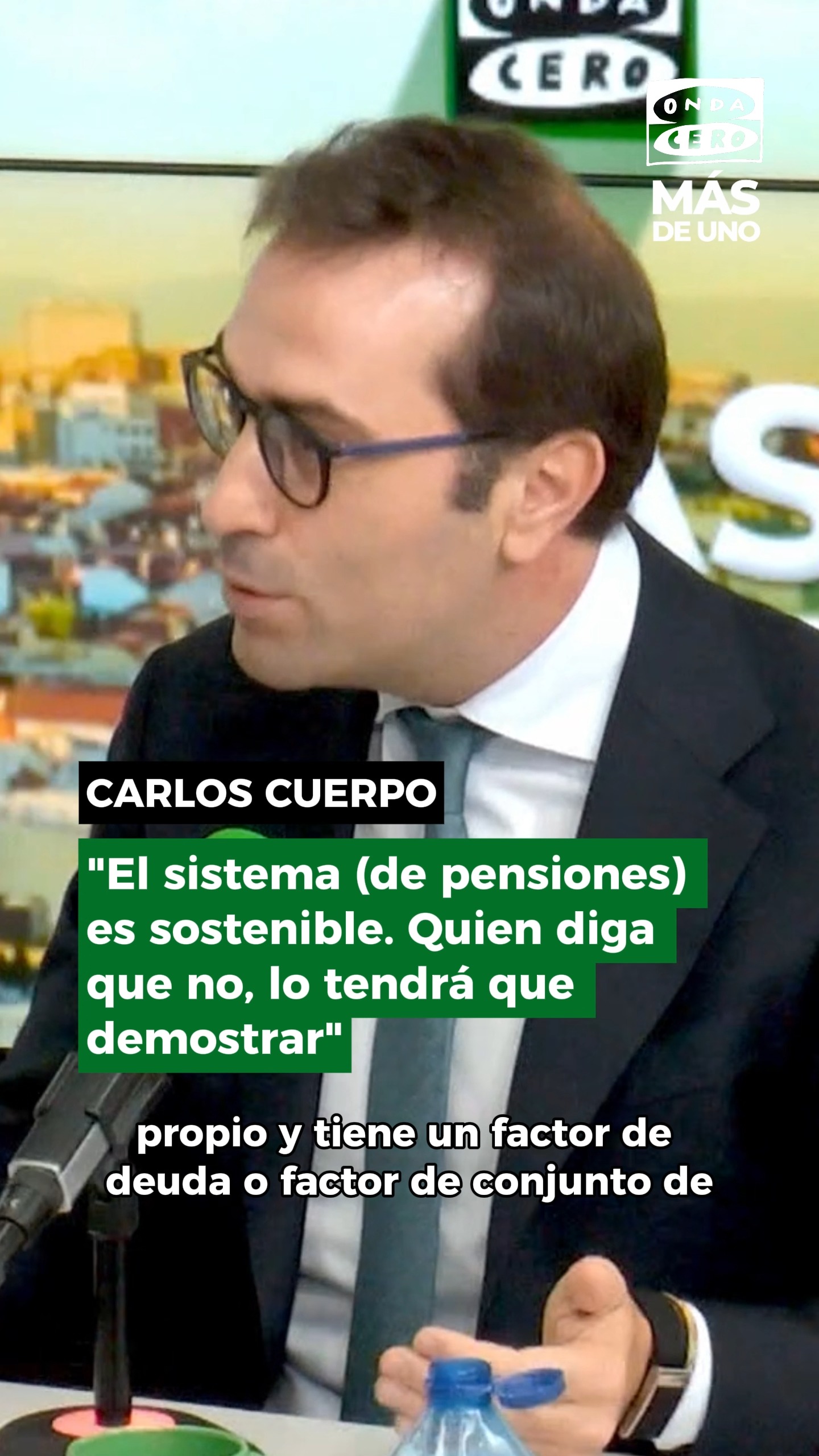 🎙️ Carlos Cuerpo critica el mensaje 