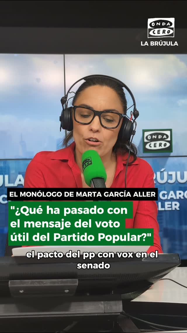 🤝🏻@martagarciaaller evalúa el pacto PP-Vox para el Senado: 