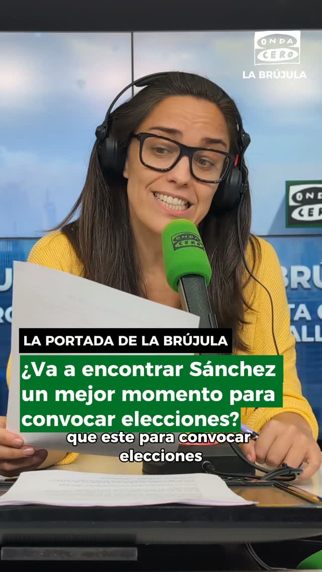 📰La portada de las 19:00 de Marta García Aller: ¿Va a encontrar Sánchez un mejor momento para convocar elecciones que este?