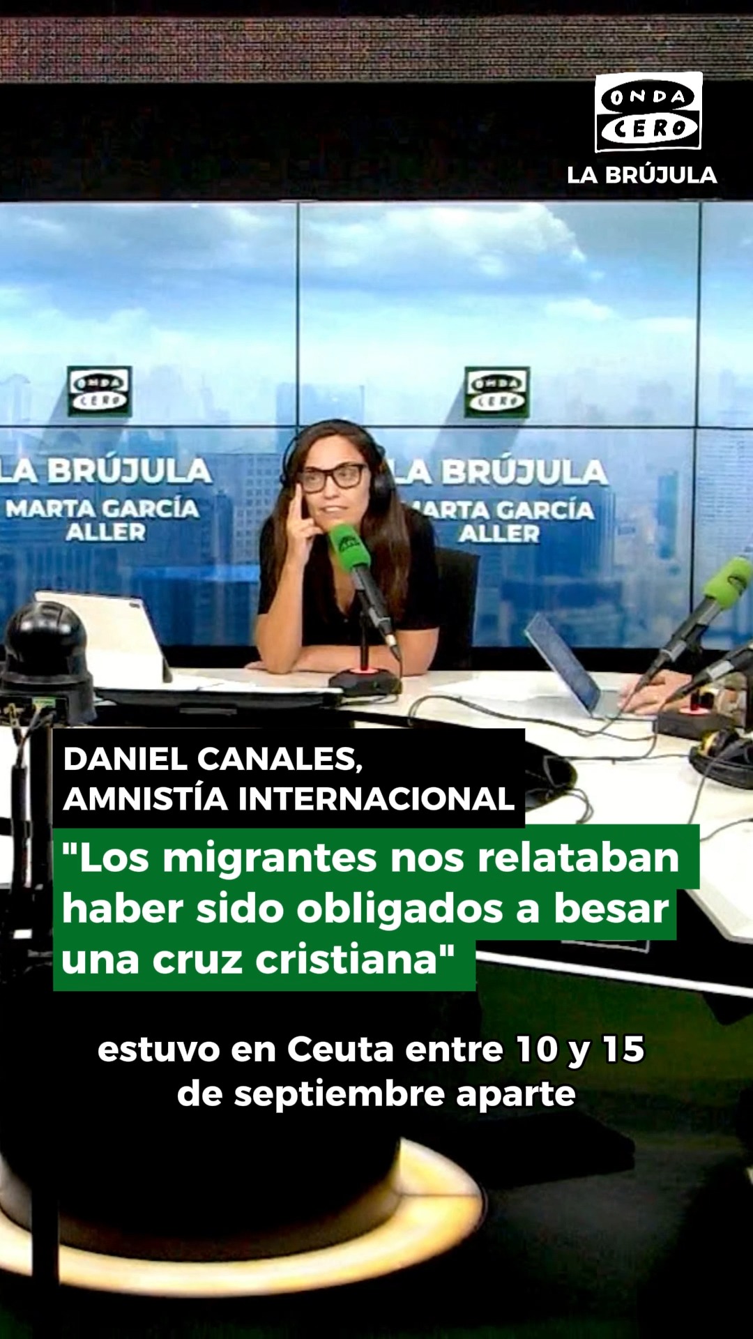 🗣️ Daniel Canales explica el informe de Amnistía Internacional que denuncia agresiones a migrantes en Ceuta por parte del ejército: 