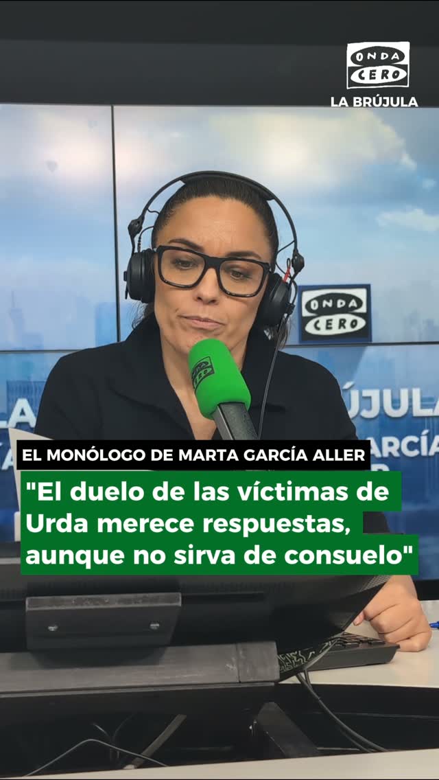 🎙️El monólogo de Marta García Aller, después del accidente de Urda: 