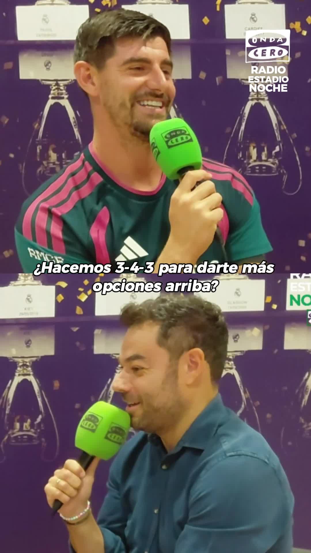 ⚽ ¡Siete madridistas y dos del Barça en el once de Thibaut Courtois!