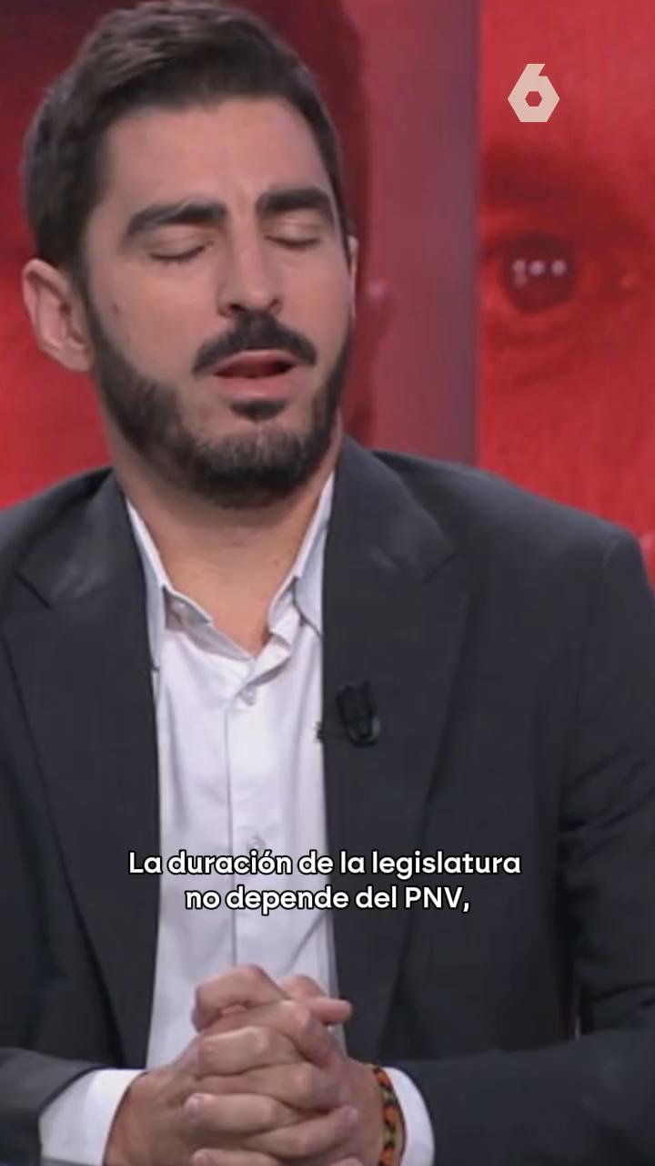 La legislatura depende de Pedro Sánchez, no del PNV ni de Junts