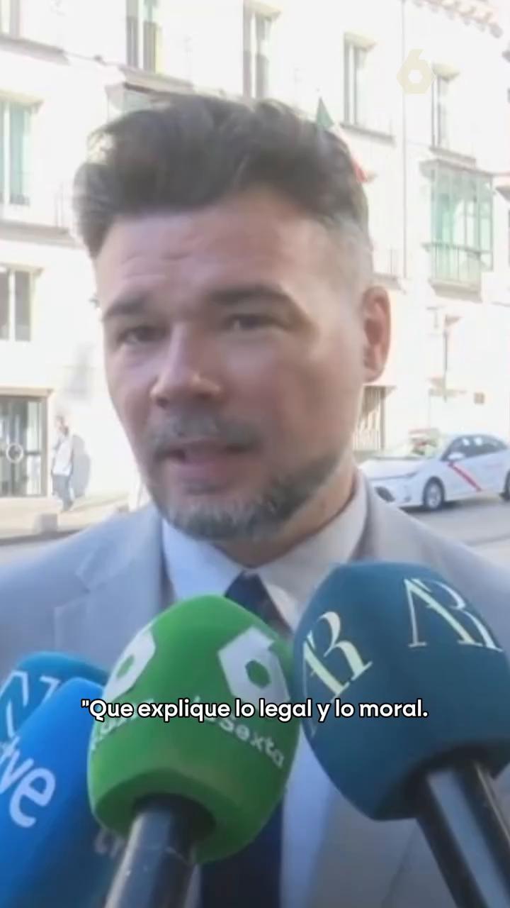 🗣️ Gabriel Rufián, sobre la declaración de Zapatero: 
