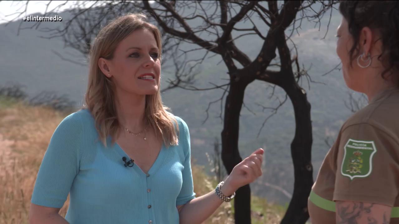 Sara Mateos, agente medioambiental que participó en el operativo para el incendio de Las Médulas, expresa su preocupación ante la nueva temporada.