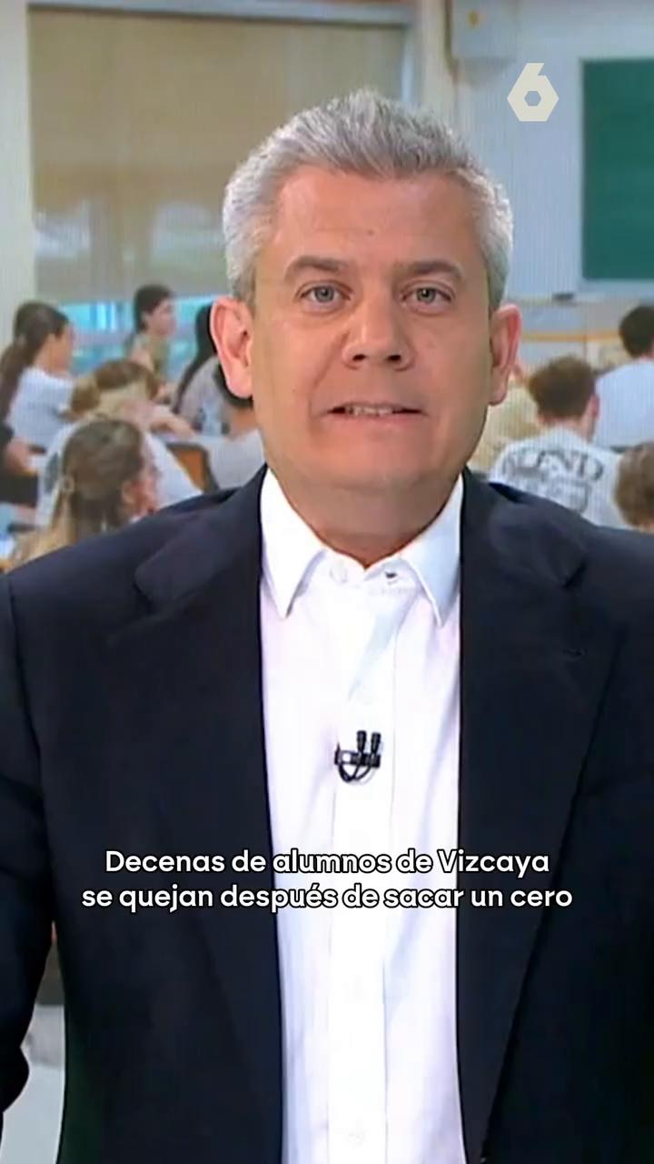 🖊️ Decenas de alumnos de Vizcaya protestan tras sacar un cero o menos de un dos en el examen de euskera de la PAU: aseguran que es injusto.