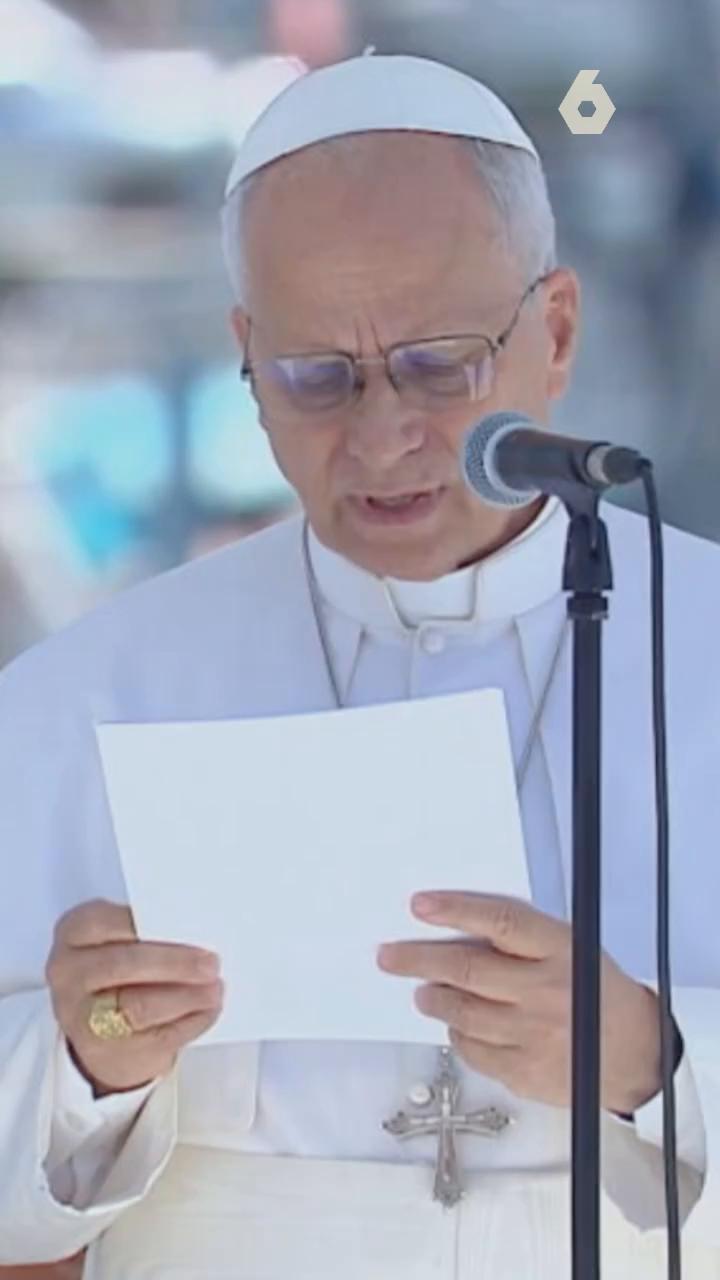El papa clama en Arguineguín por la 