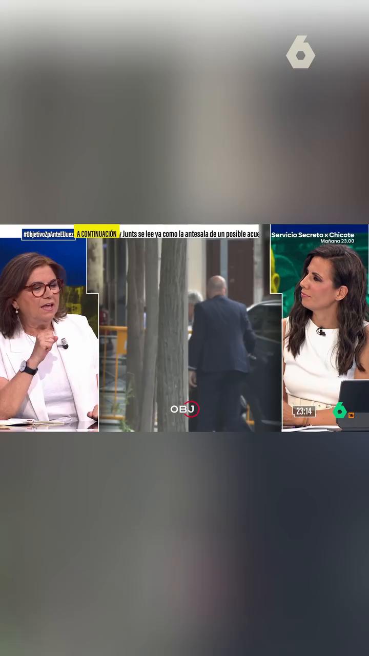 💬 Lucía Méndez se muestra indignada por el hecho de que el expresidente del Gobierno José Luis Rodríguez Zapatero guardara en una caja fuerte en el su despacho joyas por valor de más de un millón de euros.