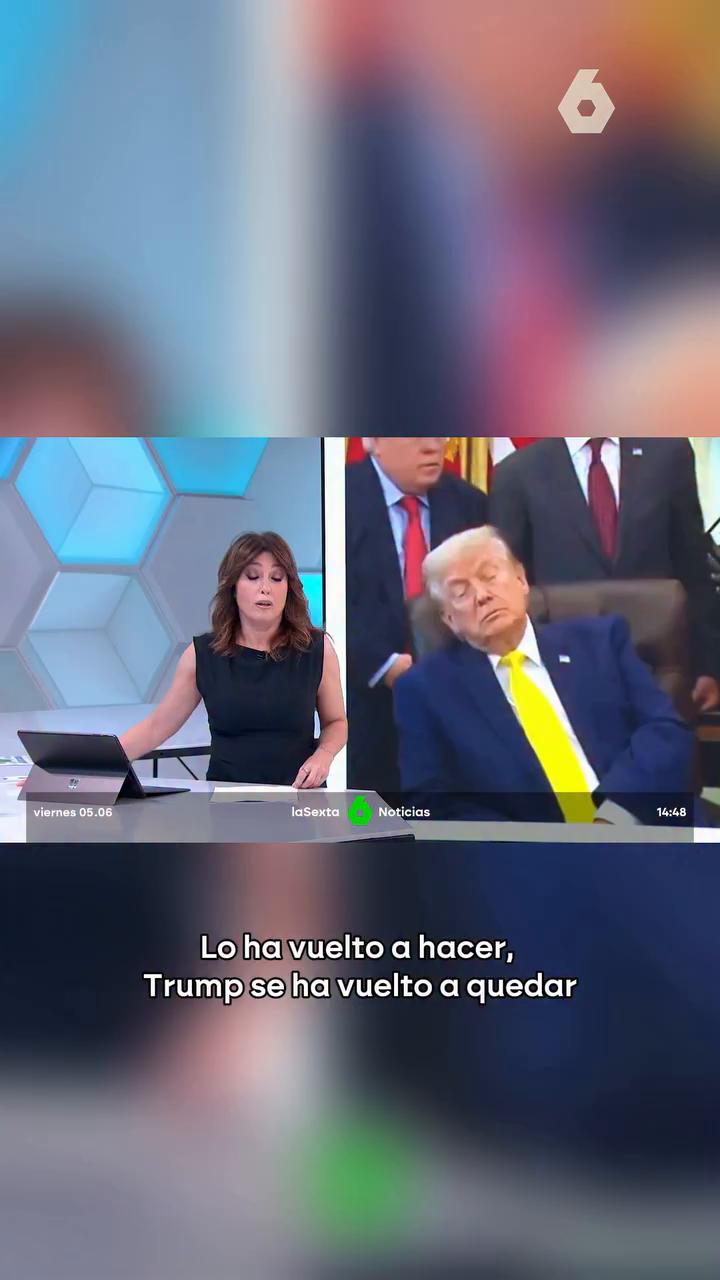 'Sleepy Donald' se ha vuelto a echar una siesta en un acto público.