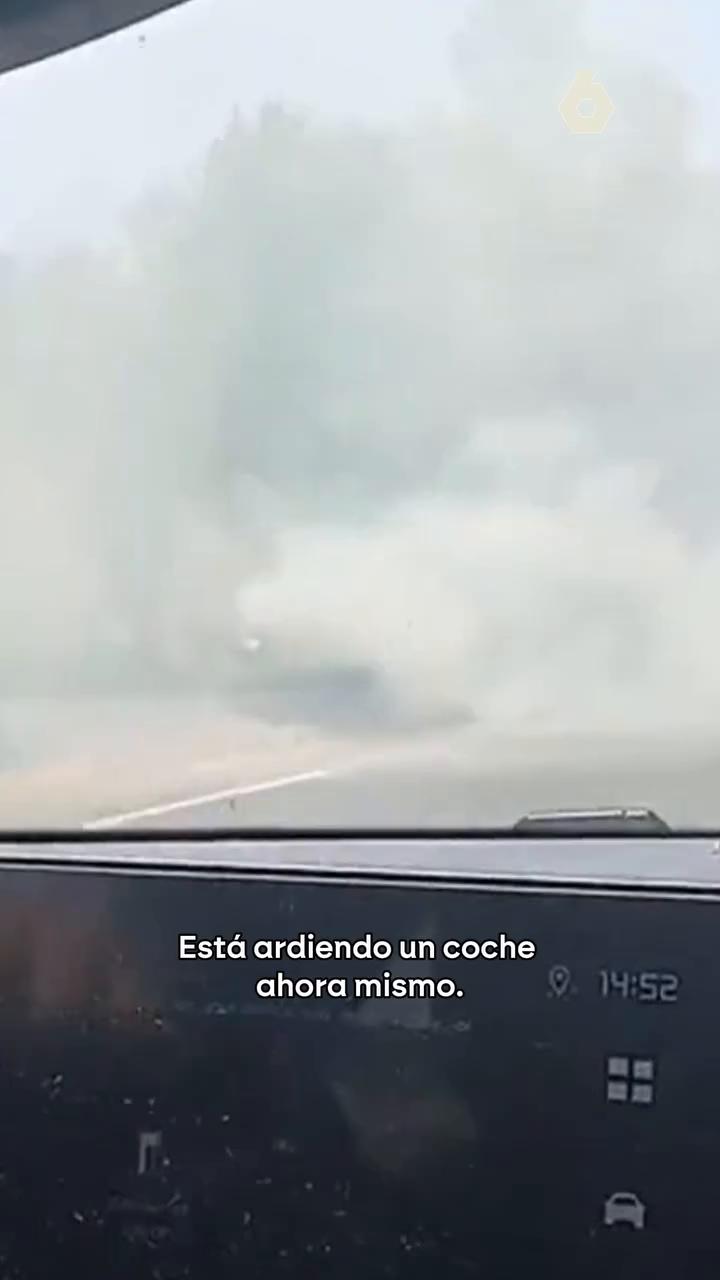 Un coche, origen del fuego en San Martín de Valdeiglesias (Madrid): laSexta capta cómo se desata y propaga el incendio