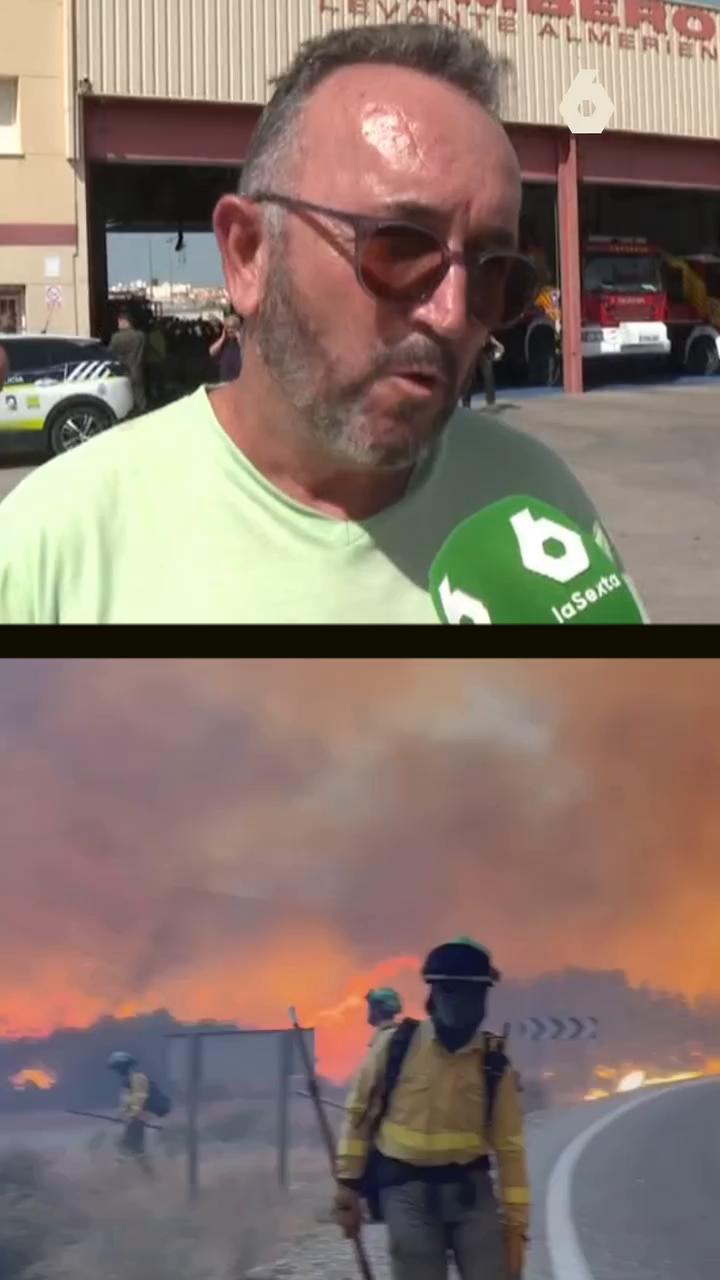El alcalde de Bédar (Almería), Ángel Collado, ha explicado en Al Rojo Vivo cómo están viviendo el devastador incendio de Los Gallardos y ha señalado que actuaron desde el primer momento avisando 