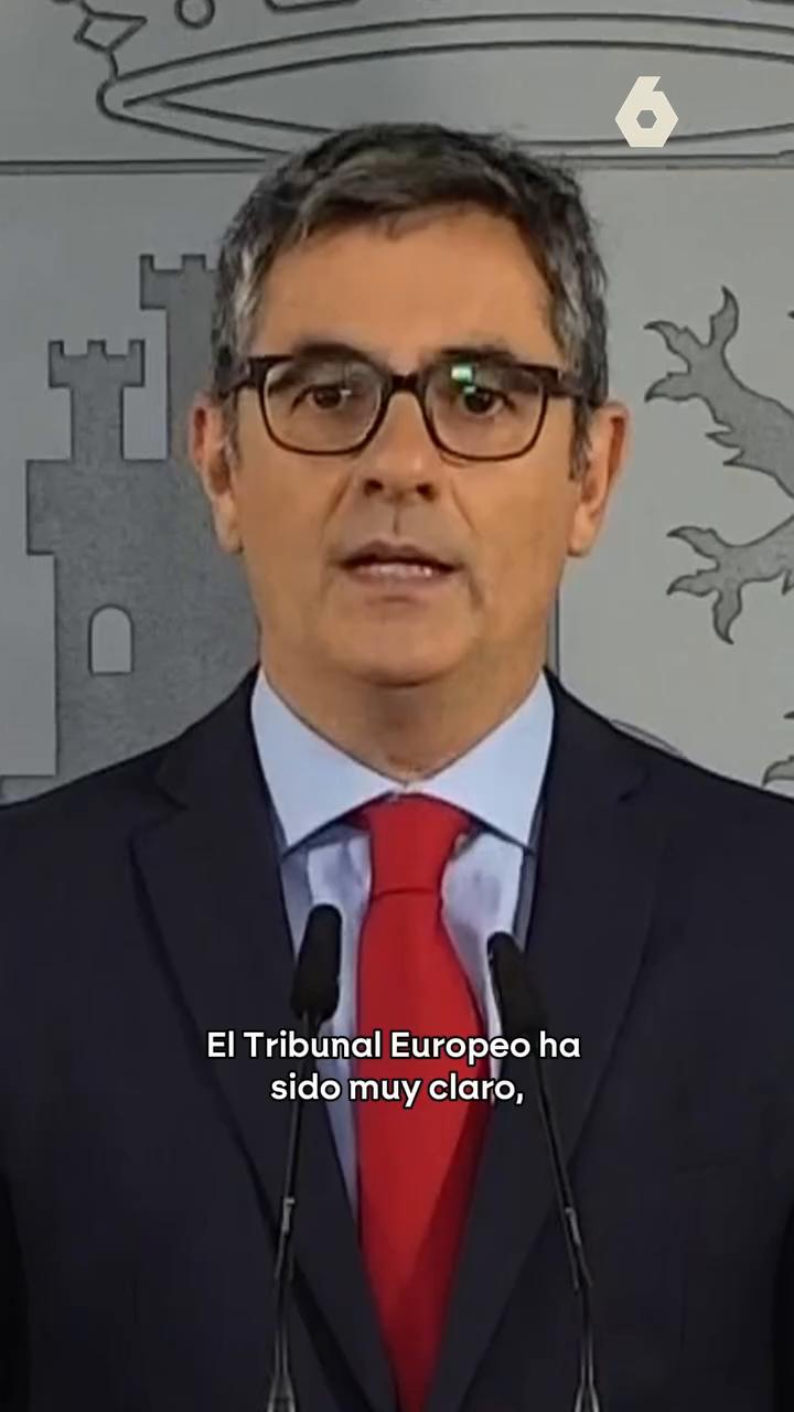 El ministro de la Presidencia, Justicia y Relaciones con las Cortes, Félix Bolaños, ha tachado de 